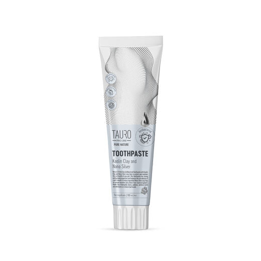 Tauro Pro Line Pure Nature Hammastahna hopeahiukkasilla 100ml