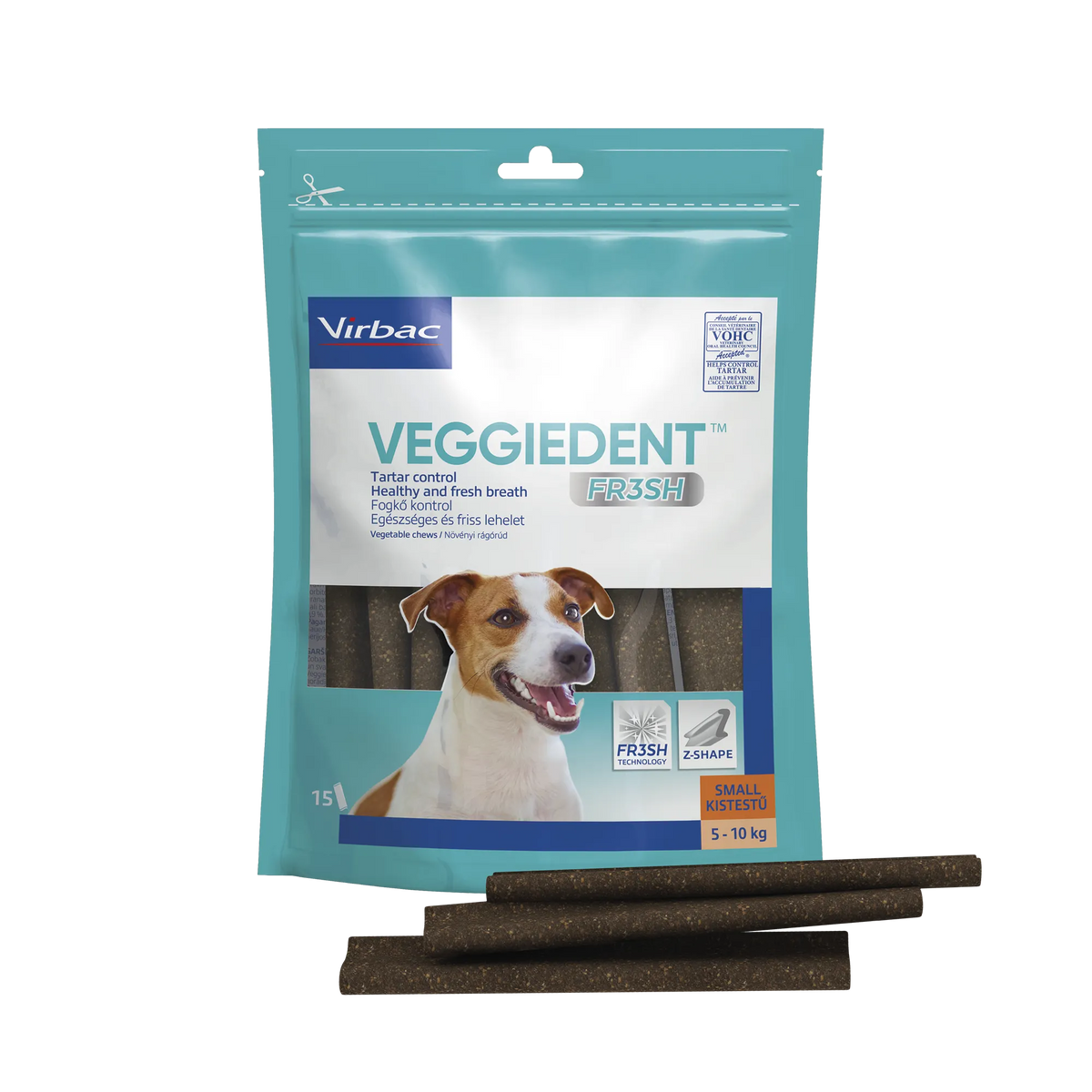 Virbac VeggieDent purupalat koiralle 5-10 kg