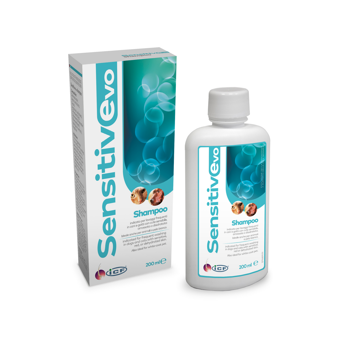Sensitive Evo Shampoo koiralle ja kissalle 200 ml PÄIVÄYSTARJOUS