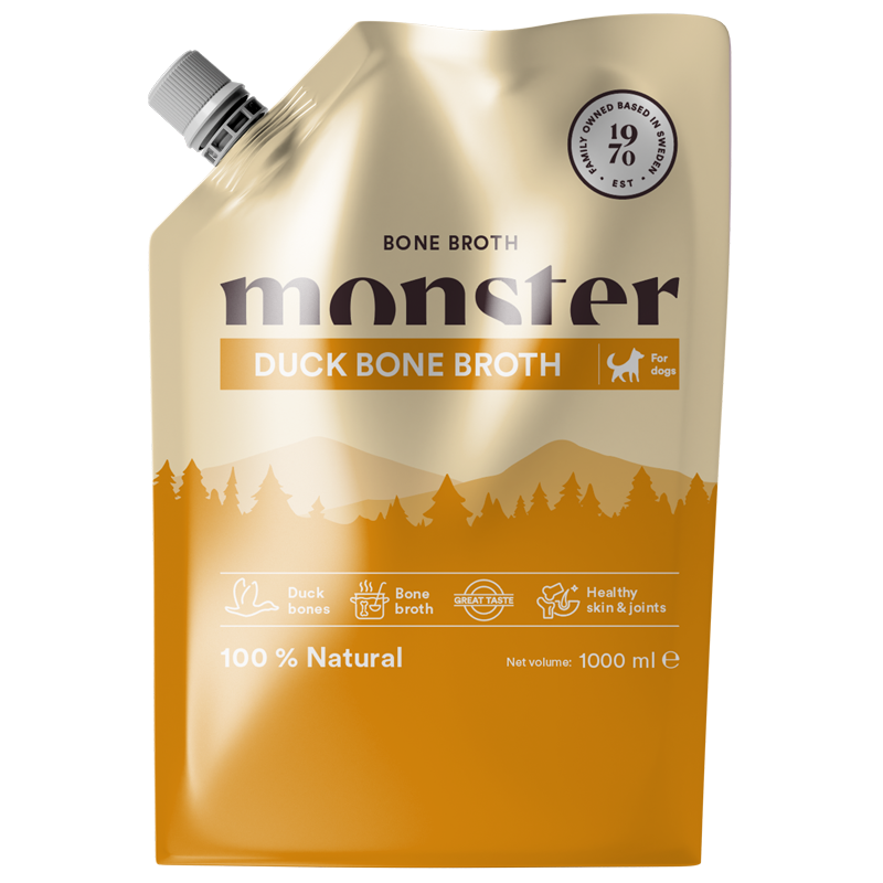Monster Dog Bone Broth Duck luuliemi koiralle