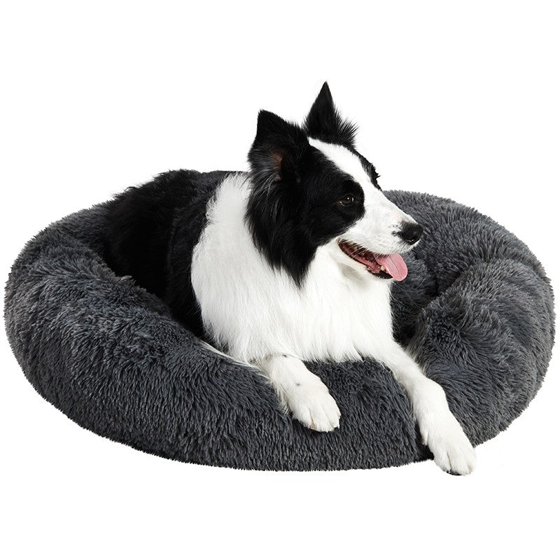 Brava Fluffy rauhoittava peti tummanharmaa