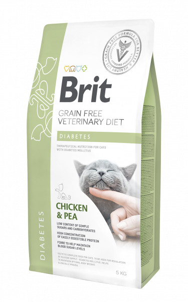Brit Veterinary Diet Diabetes Chicken & Pea kissalle