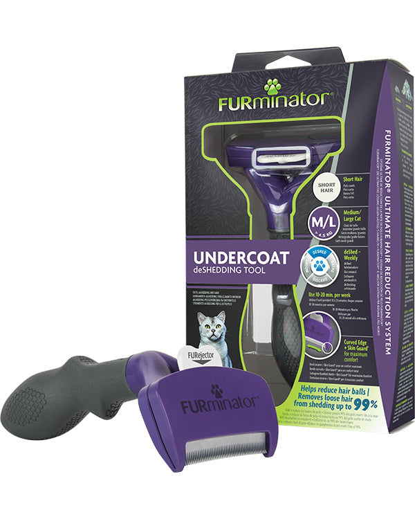 FURminator pohjavillanpoistaja lyhytkarvaisille kissoille