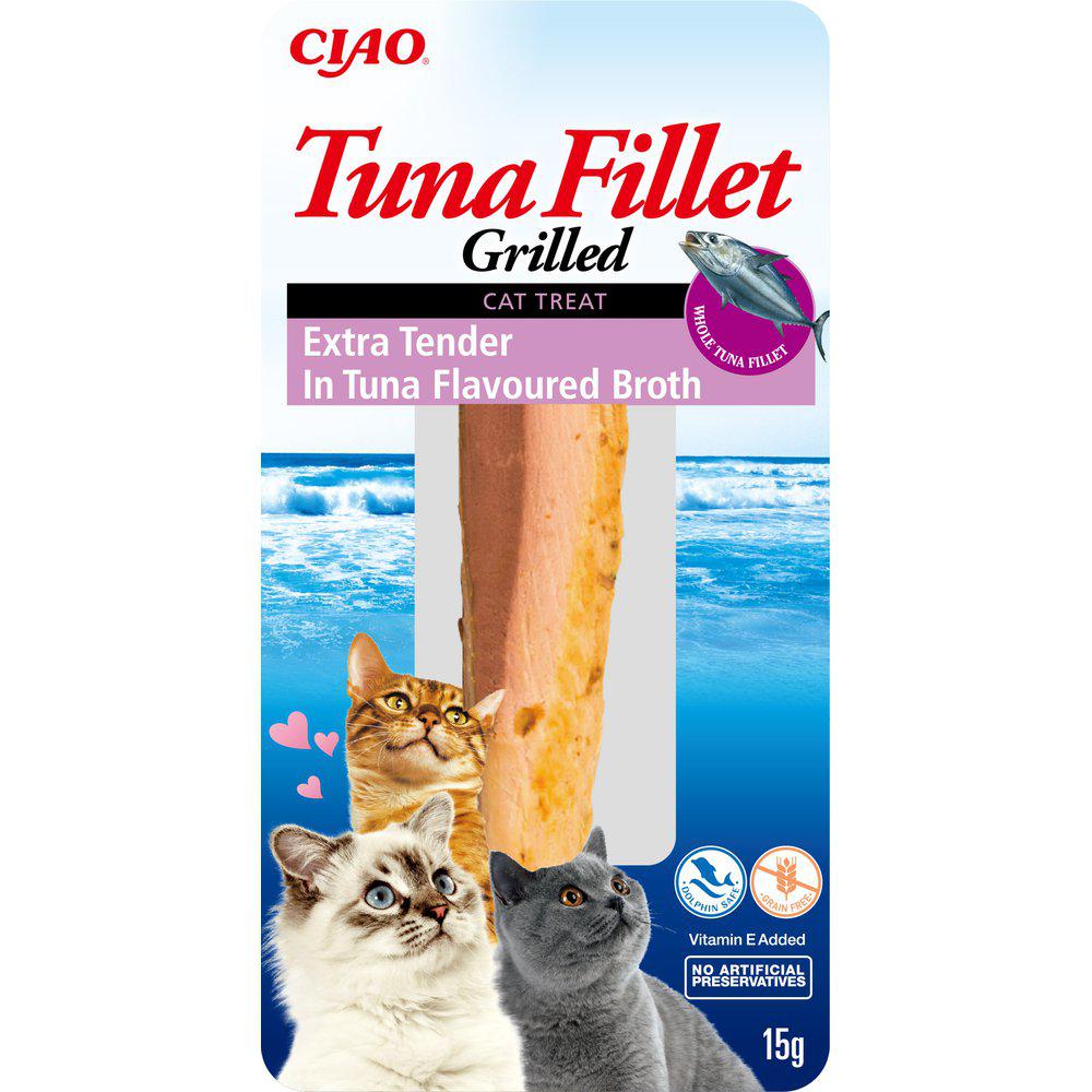 Ciao Grilled extra tender tonnikalafile tonnikalaliemessä kissalle 15 g PÄIVÄYSTARJOUS