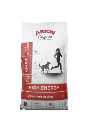 Arion High Energy All Breed koiralle 12 kg