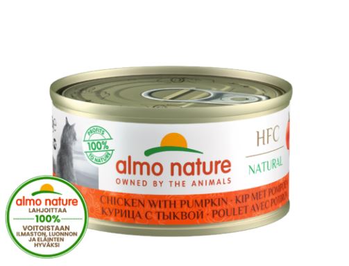 Almo Nature HFC Natural Kana ja Kurpitsa 24 x 70 g