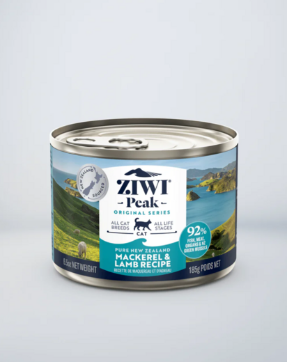 ZiwiPeak Makrilli ja Lammas kissalle 12 x 185g