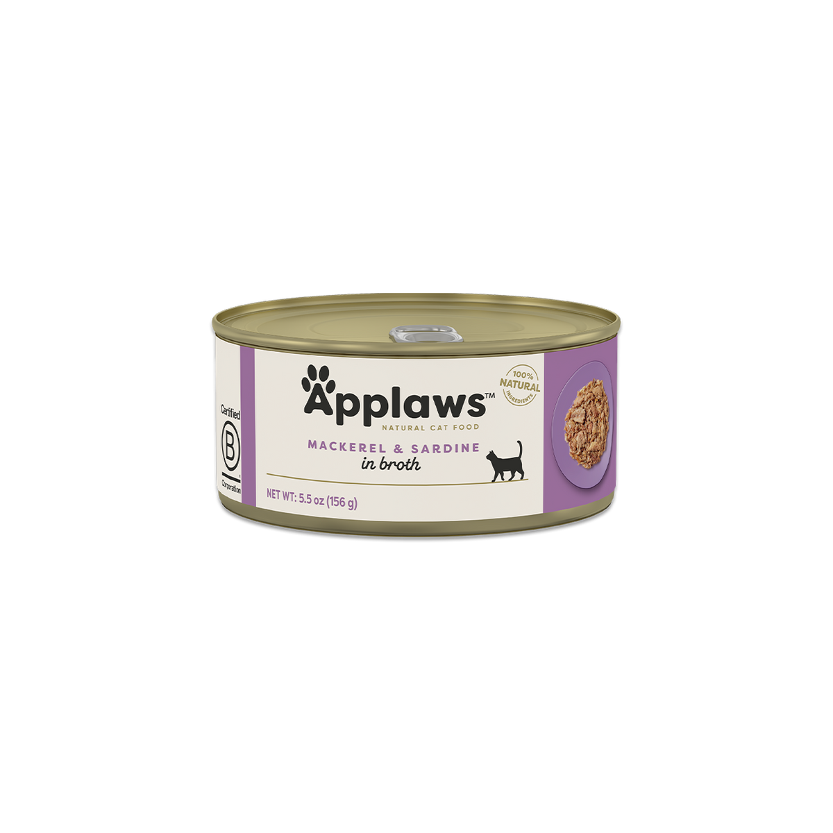 Applaws Kissa Makrilli & Sardiini purkki 70 g MAISTELUPAKKAUS