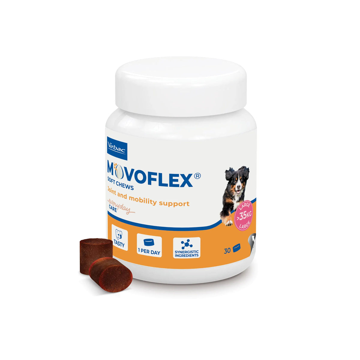 Movoflex L yli 35 kg painoisille koirille 30 kpl