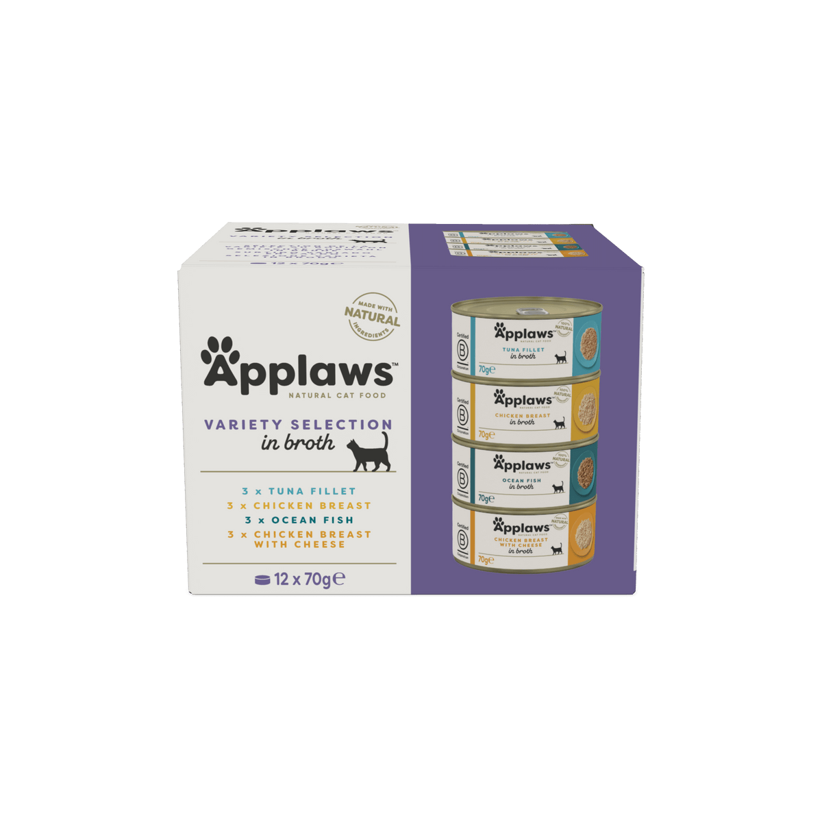 Applaws Variety Selection purkkilajitelma 12 x 70 g