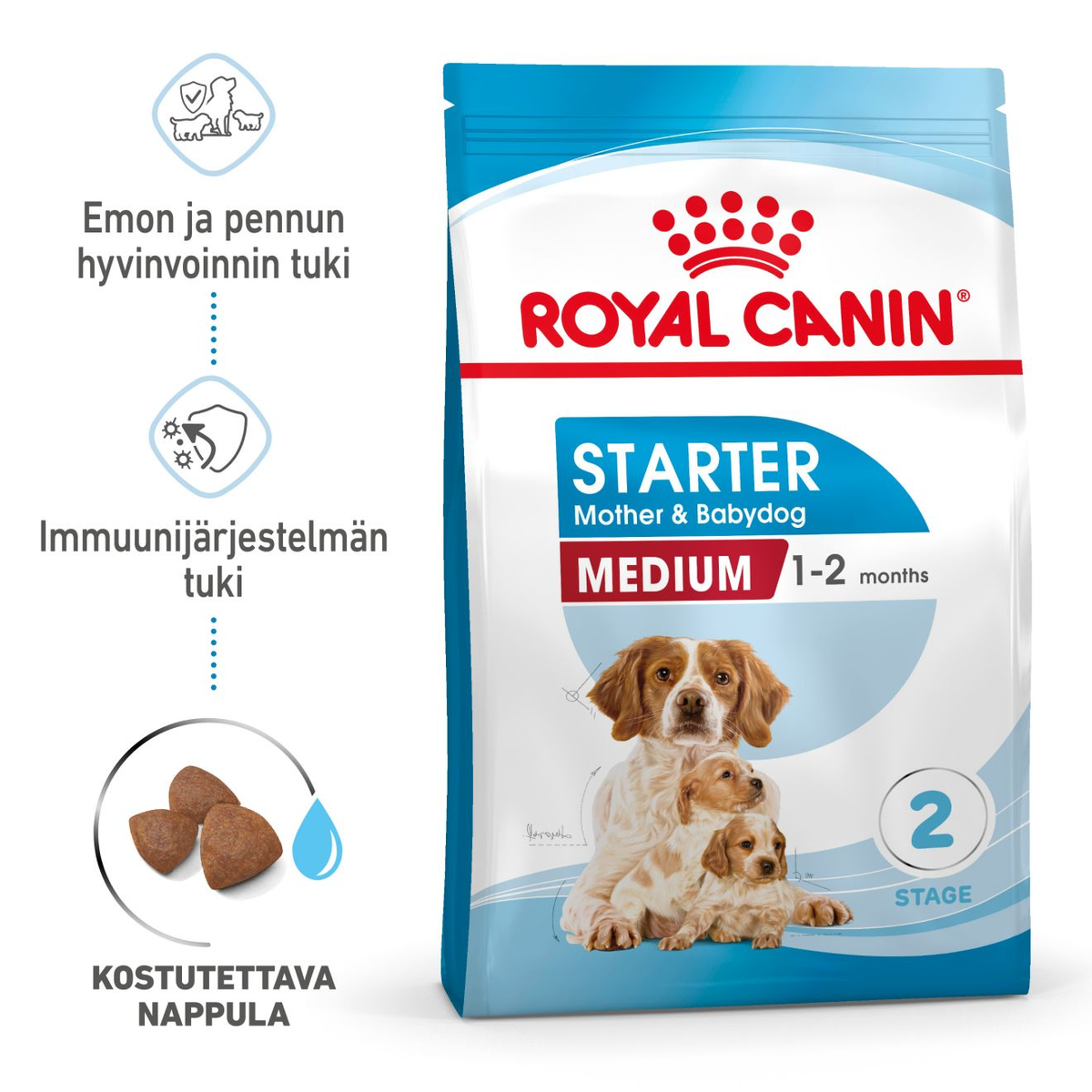 Royal Canin Medium Starter koiralle