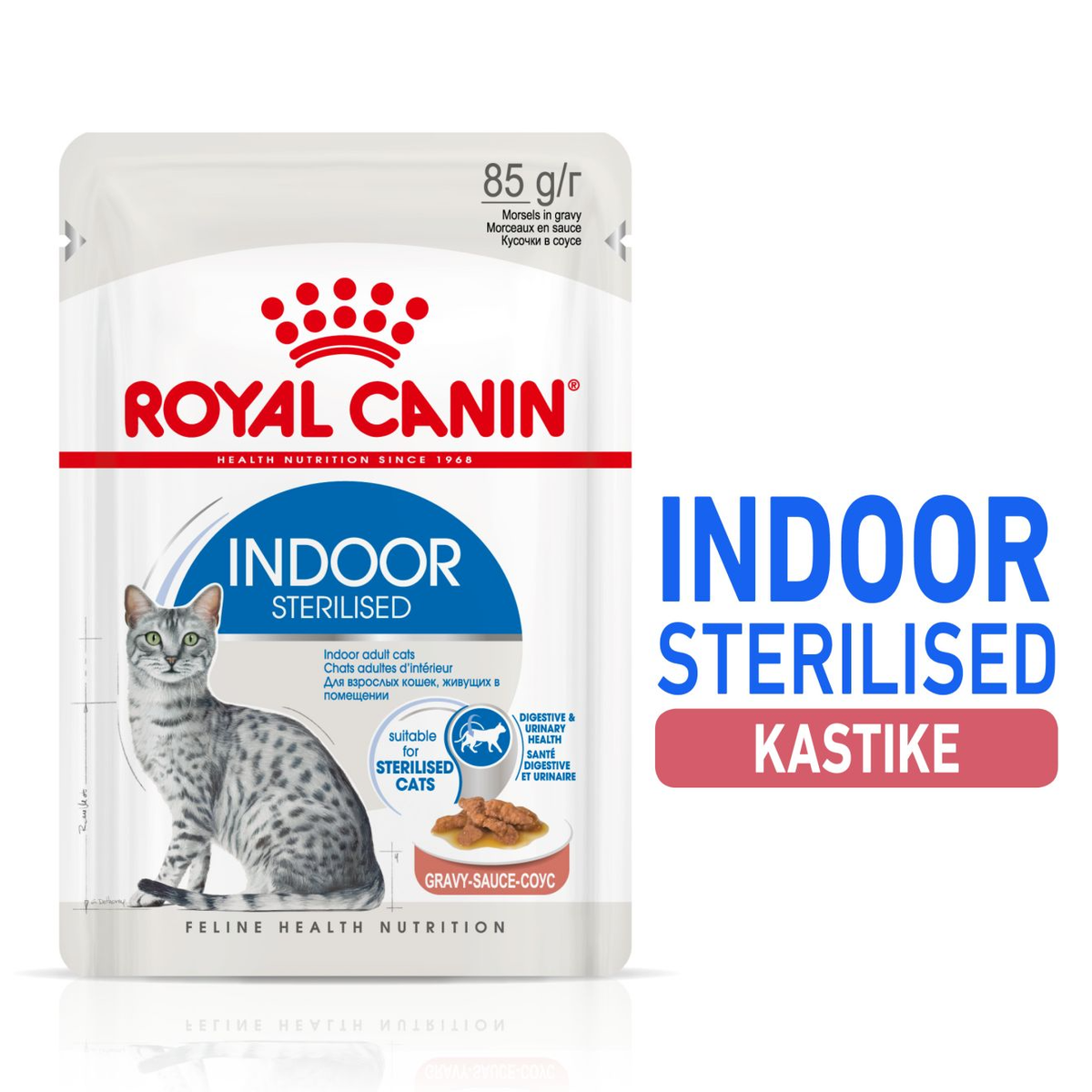 Royal Canin Indoor Sterilised Gravy kissalle 12 x 85 g