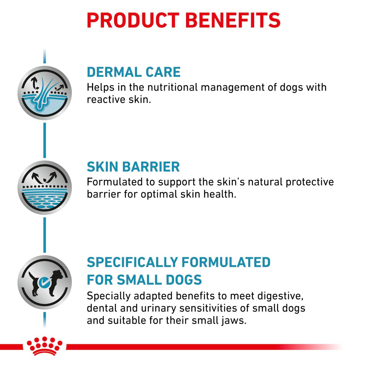 Royal Canin Veterinary Diets Derma Skin Care Small Dogs koiran kuivaruoka