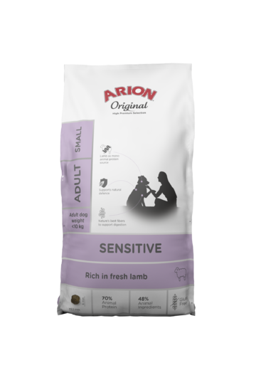 Arion Sensitive Small lammas koiralle 2 kg