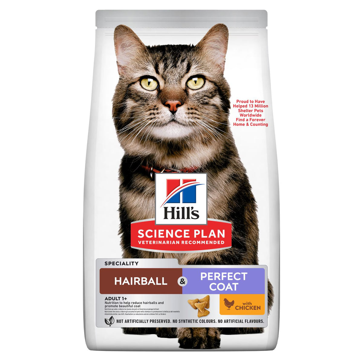 Hill's SP Adult Hairball & Perfect Coat Adult kissalle 1,5 kg