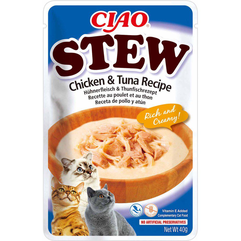 Ciao Stew kana & tonnikala kissalle 12 x 40 g