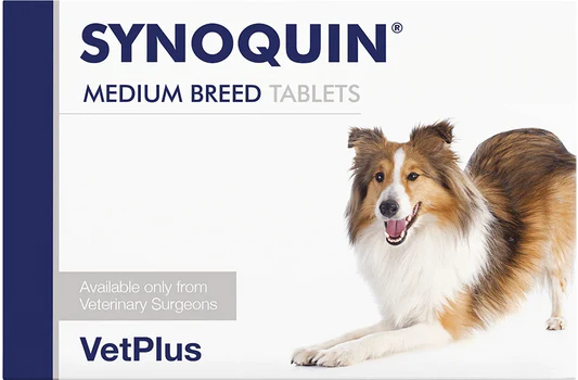 Synoquin Medium Breed koiralle 4 x 30 tablettia SÄÄSTÖPAKKAUS