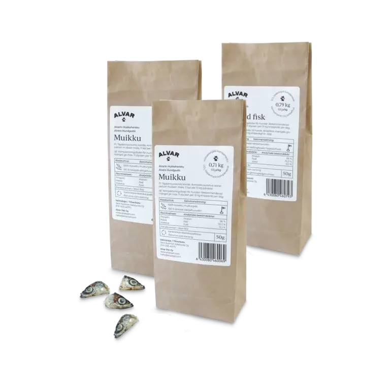 Alvar Pet Hukkaherkku Muikku 3 x 50 g SÄÄSTÖPAKKAUS