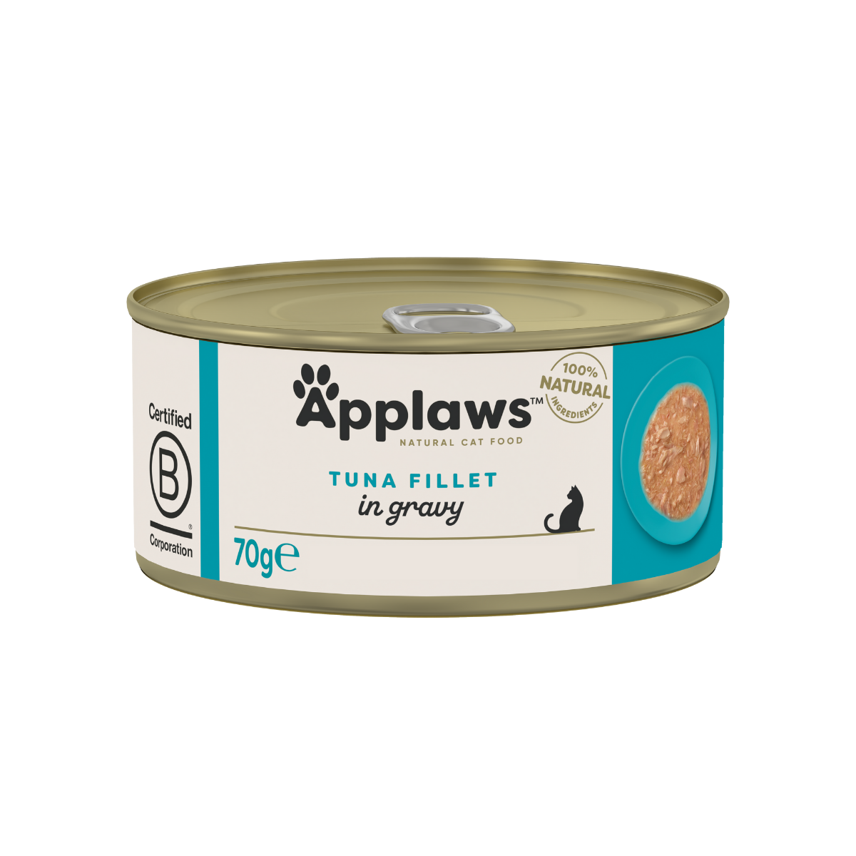 Applaws Kissa Tonnikala purkki 24 x 70 g