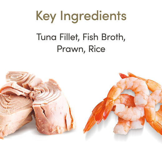 Applaws Kissa Tonnikalafile & Katkarapu purkki 24 x 70 g