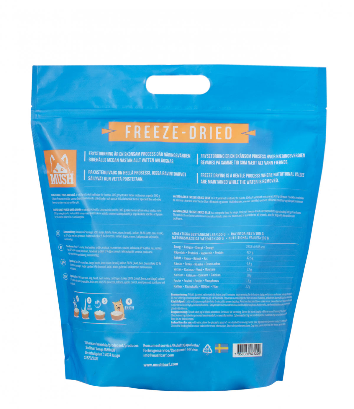 MUSH Vaisto Sininen Freeze-Dried