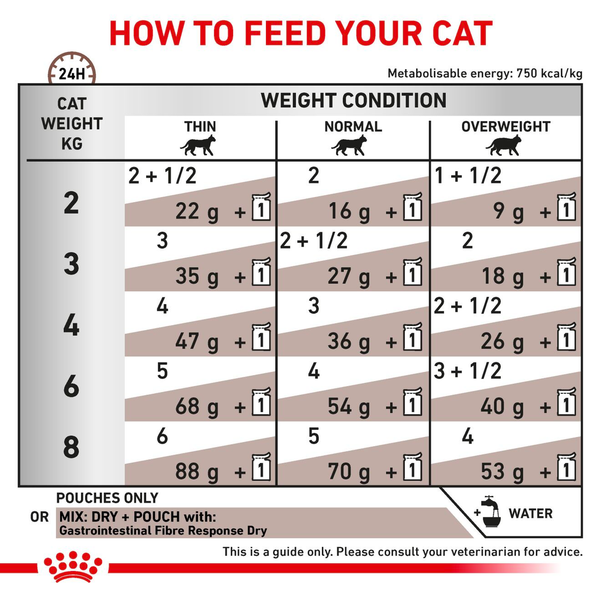 Royal Canin Veterinary Diets Gastrointestinal Fibre Response Chunks in Gravy Pouch kissan märkäruoka 12 x 85 g