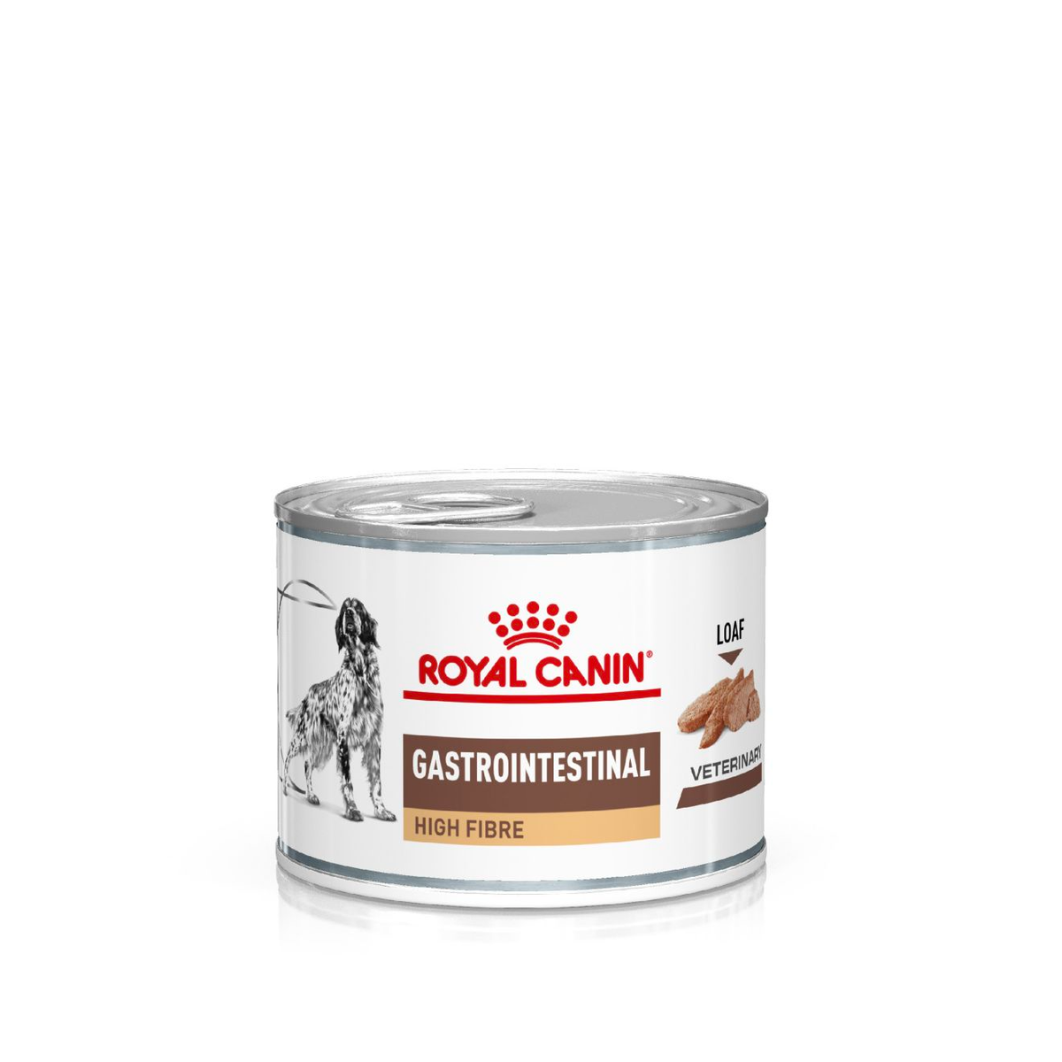 Royal Canin Veterinary Diets Gastrointestinal High Fibre Loaf säilykepurkki koiran märkäruoka 410 g MAISTELUPAKKAUS