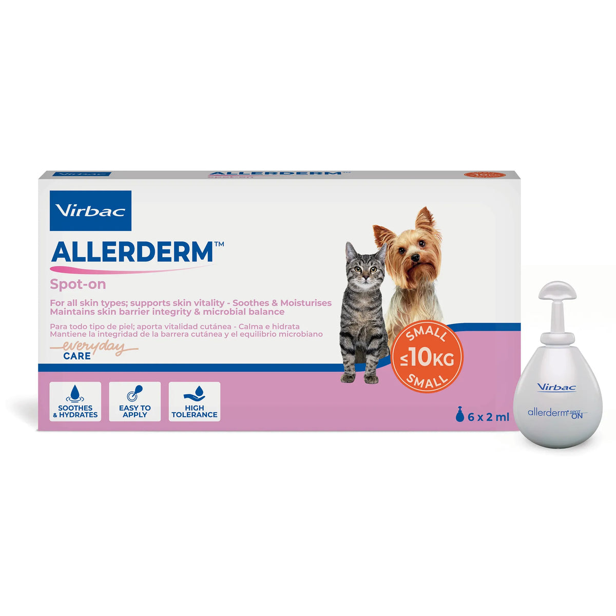 Allerderm Spot-On kissalle ja koiralle 6 x 2 ml