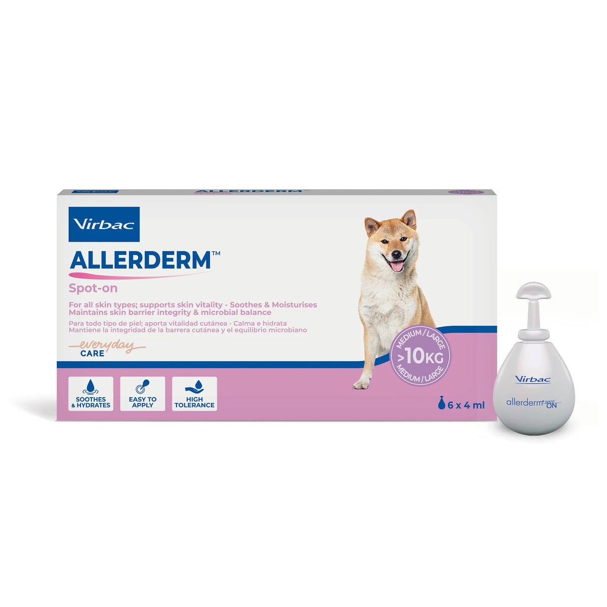 Allerderm Spot-On koiralle 6 x 4 ml
