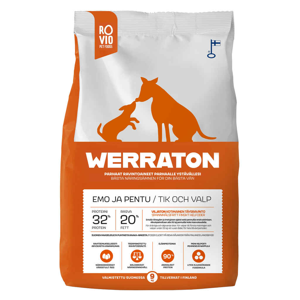 Werraton Emo & Pentu koiranruoka