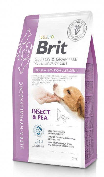 Brit Veterinary Diet Ultra-hypoallergenic Insect & Pea koiralle