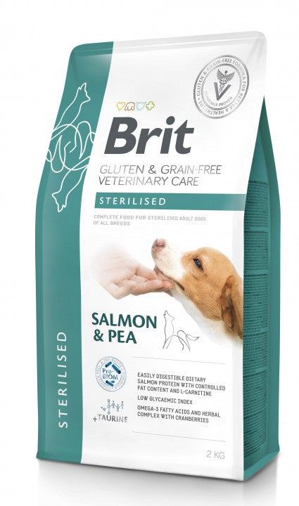 Brit Veterinary Diet Sterilised Salmon & Pea koiralle