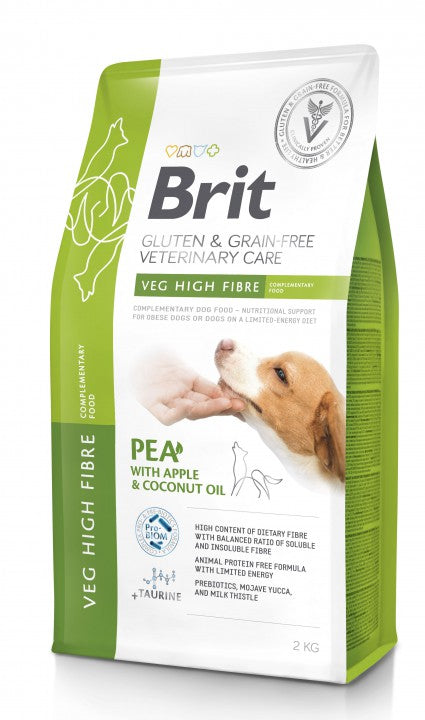 Brit Veterinary Diet Veg High Fibre koiralle 2 kg