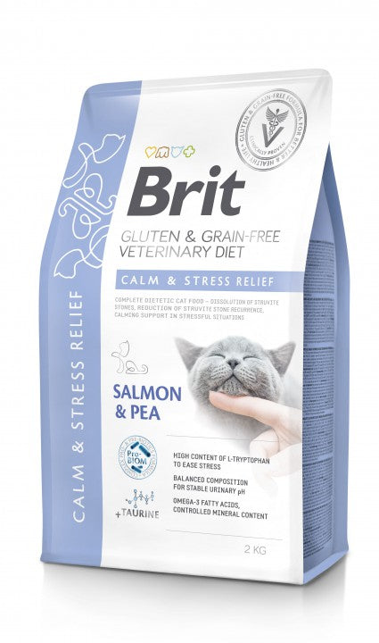 Brit Veterinary Diet Calm & Stress Relief Salmon & Pea kissalle