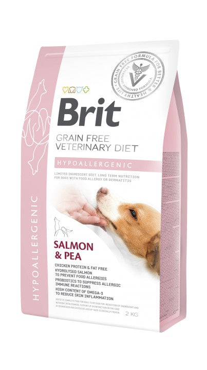 Brit Veterinary Diet Hypoallergenic Salmon & Pea koiralle