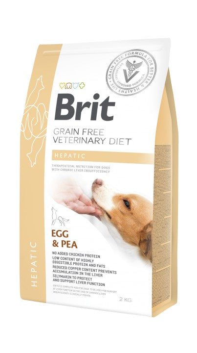 Brit Veterinary Diet Hepatic Egg & Pea koiralle