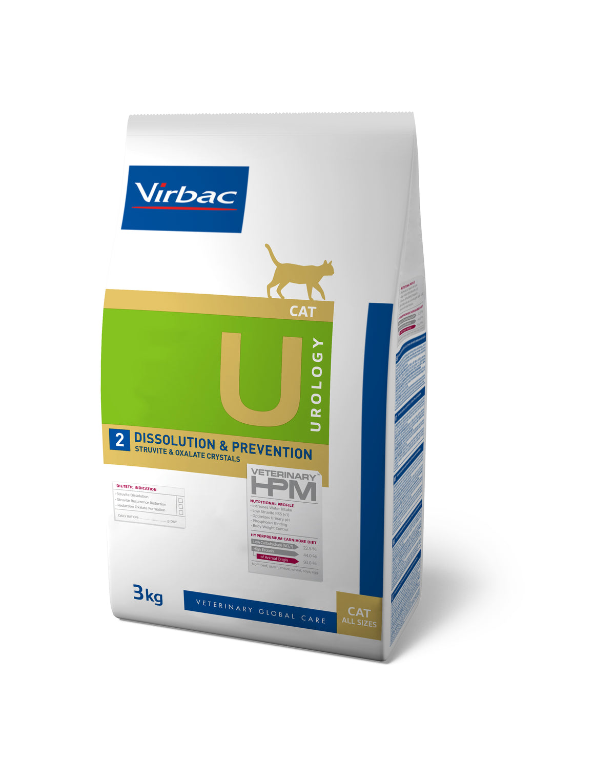 Virbac HPM Urology Dissolution & Prevention Cat 1,5 kg