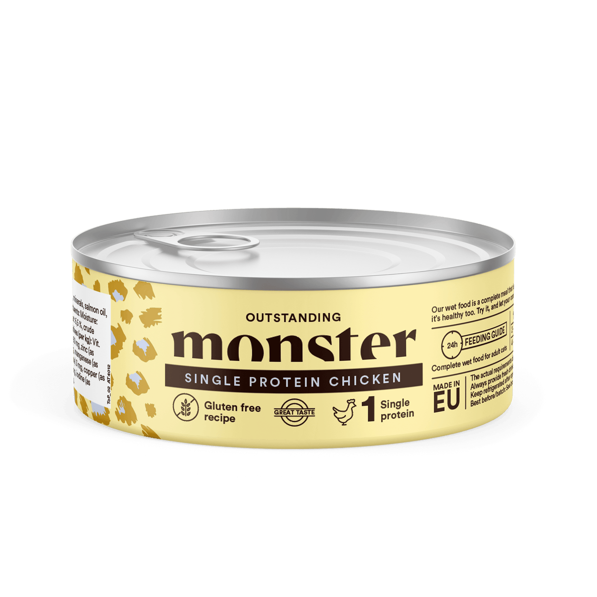 Monster Cat Adult Single Protein Chicken kissalle 100 g MAISTELUPAKKAUS