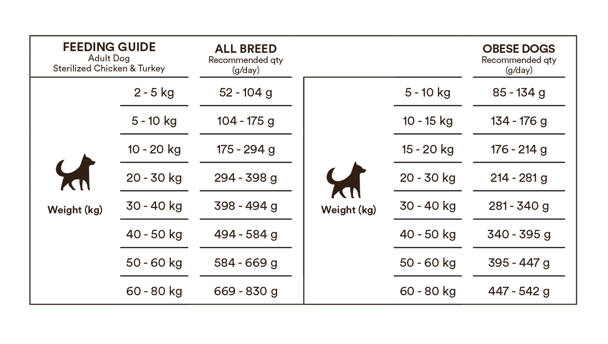 Monster Dog Original Sterilized Chicken-Turkey koiralle 12 kg