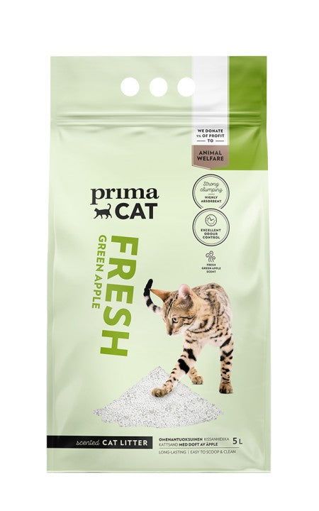 PrimaCat Fresh Green Apple kissanhiekka