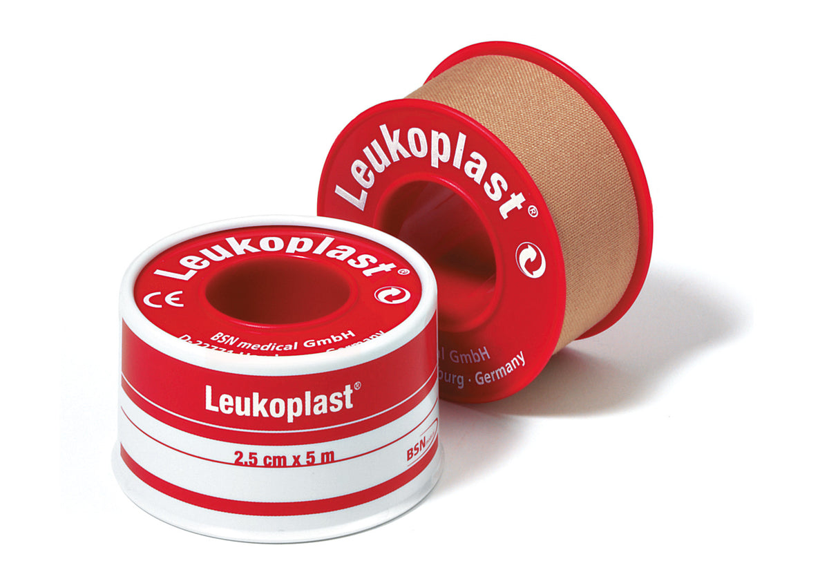 Leukoplast teippi suojarenkaalla 2,5 cm x 5 m
