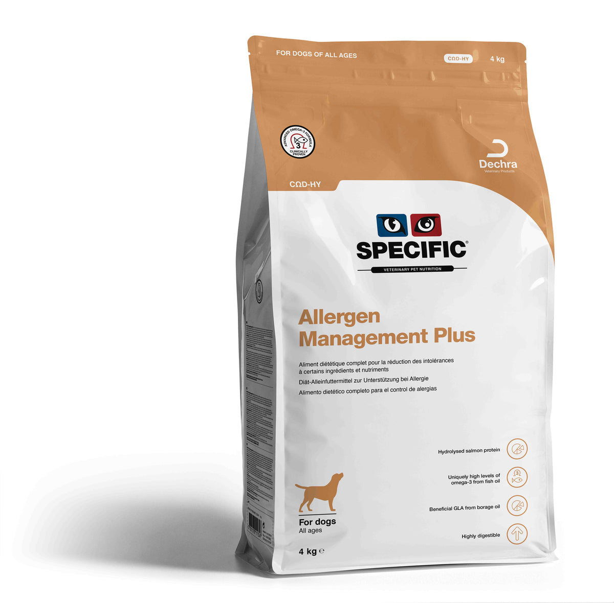 Specific COD-HY Allergen Management Plus koiralle 3 x 4 kg SÄÄSTÖPAKKAUS