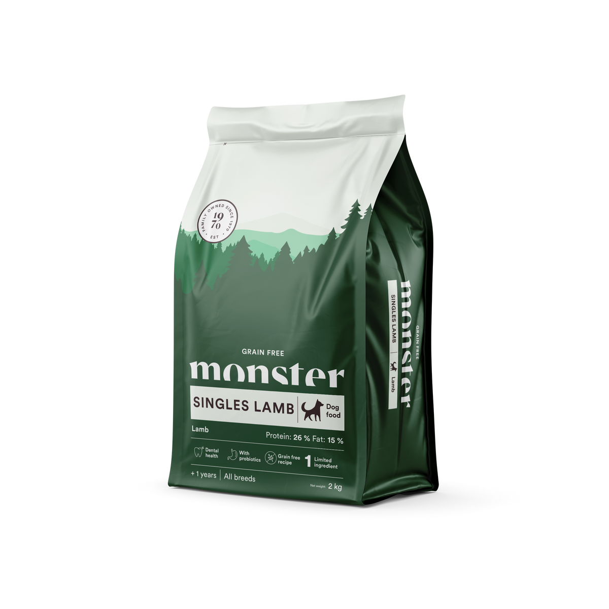 Monster Dog Grain Free Singles Lamb koiralle