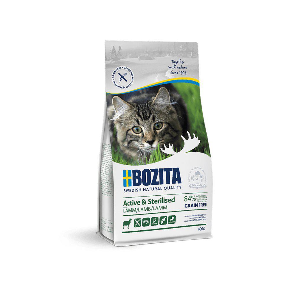 Bozita Active & Sterilised Grain Free Lamb kissalle