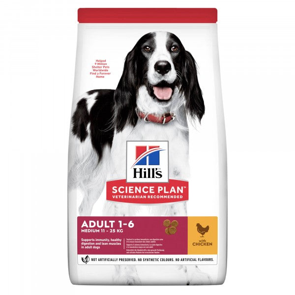 Hill's SP Adult Medium with Chicken koiralle 14 kg