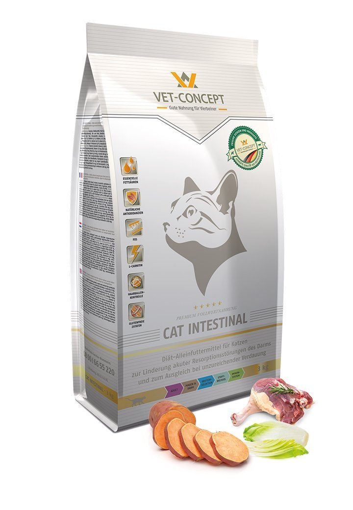 Vet Concept Cat Intestinal kissalle 3 kg PÄIVÄYSTARJOUS
