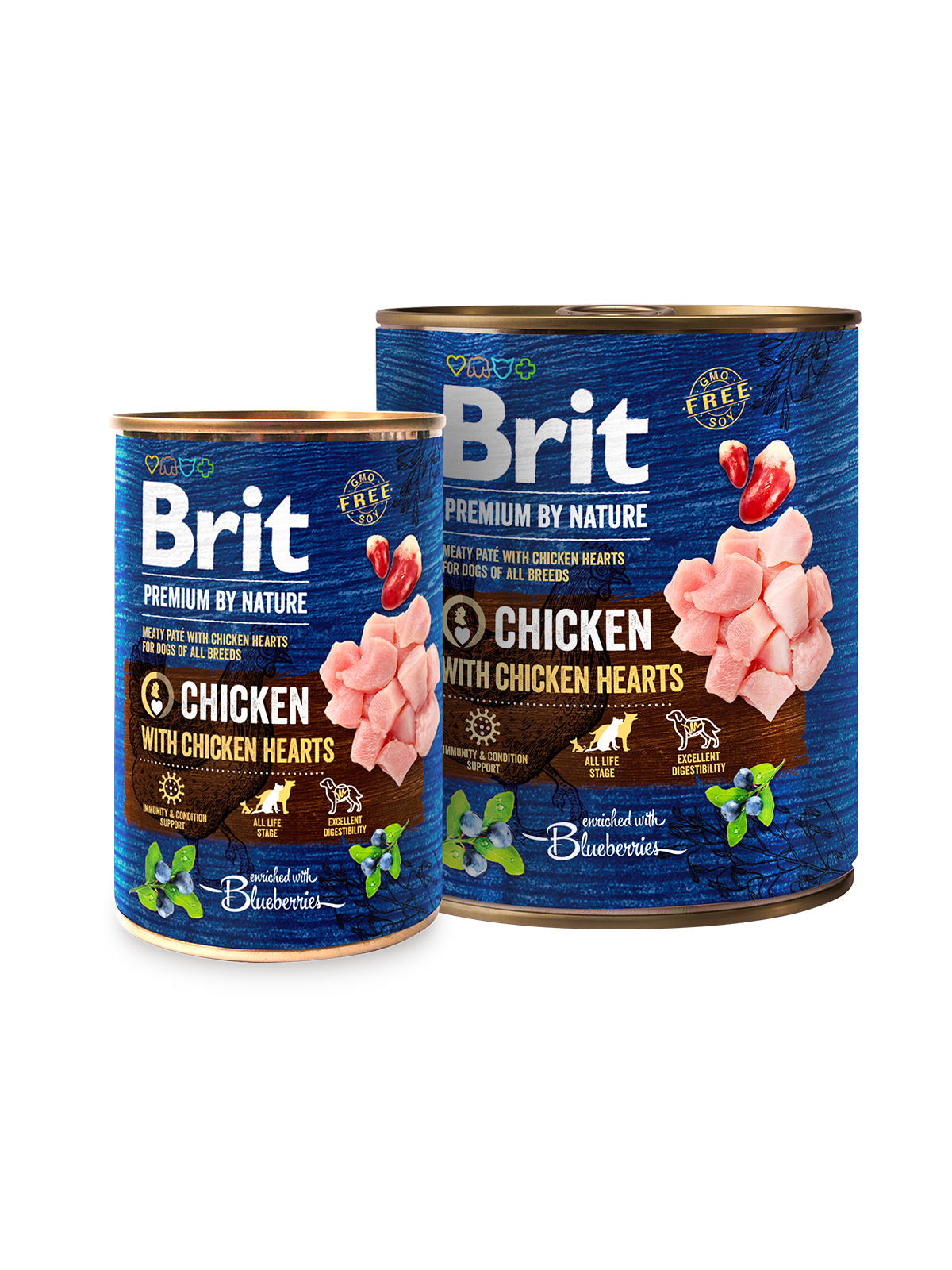 Brit Premium by Nature Kana-sydän koirille