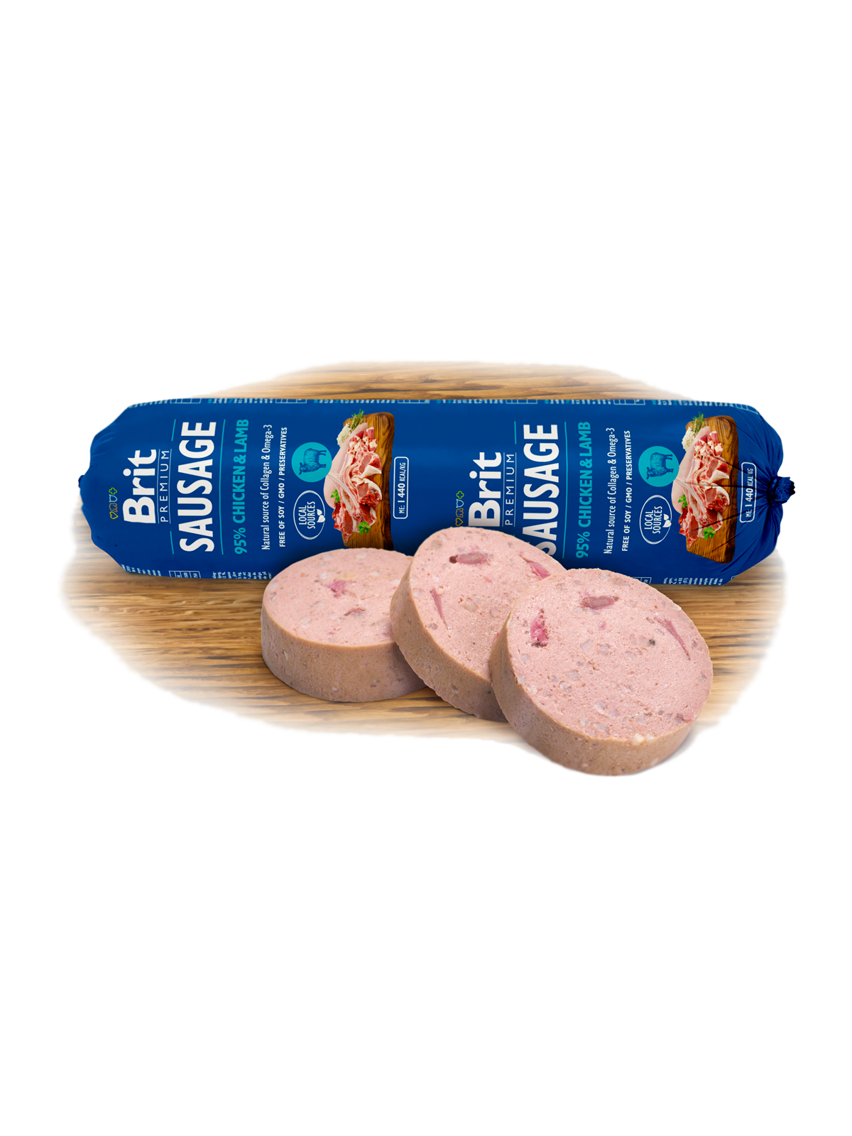 Brit Premium Kana-lammas koiranmakkara 12 x 800 g