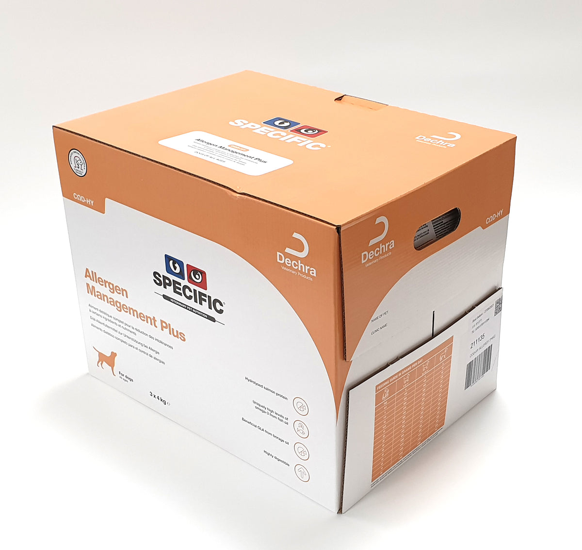 Specific COD-HY Allergen Management Plus koiralle 3 x 4 kg SÄÄSTÖPAKKAUS