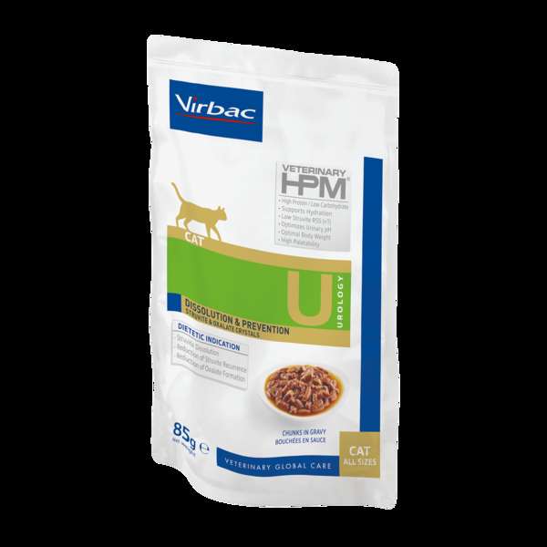 Virbac Veterinary HPM Urology Dissolution & Prevention kissalle 12 x 85 g